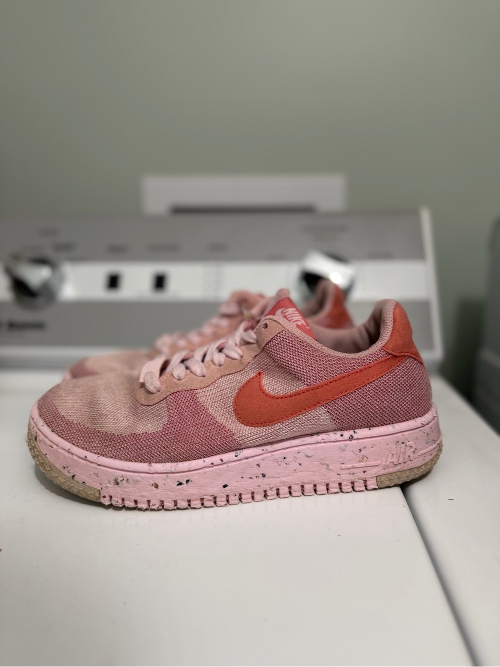 Nike Pink and Coral Low-Top Sneakers